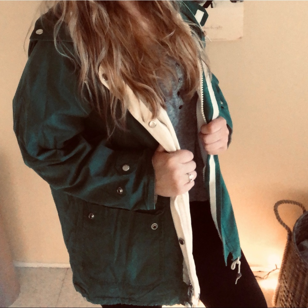 Vintage Reversible green fisherman’s coat